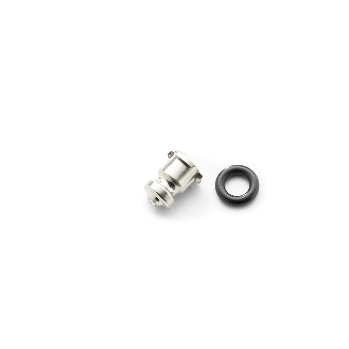 Fissler Euromatic incl. O-ring for pressure cookers - German precision work made of stainless steel and rubber, on a white background.
