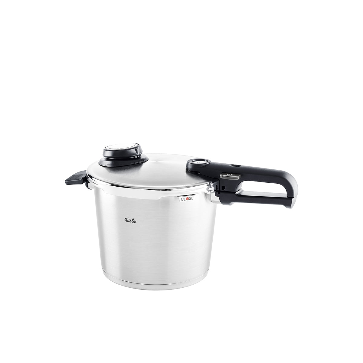 Fissler Vitavit® Premium Schnellkochtopf-Set (3,5 & 6 L), Edelstahl, Made in Germany, mit Glasdeckel und Präzisionsregler.
