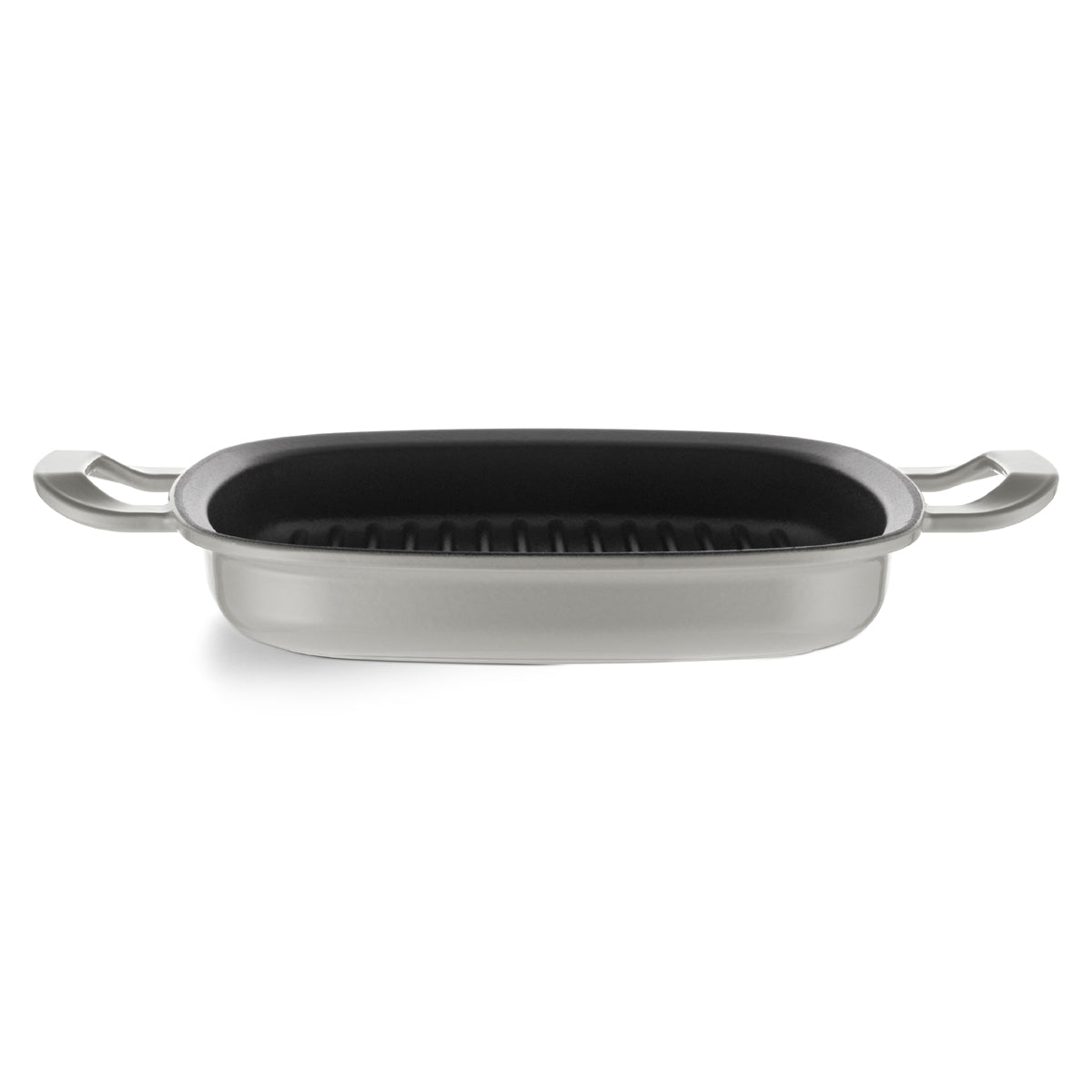 Fissler Original-Profi Collection® Gusseisen Grillpfanne, 26x26cm, zwei Griffe, innen schwarz geriffelt für präzises Grillen.